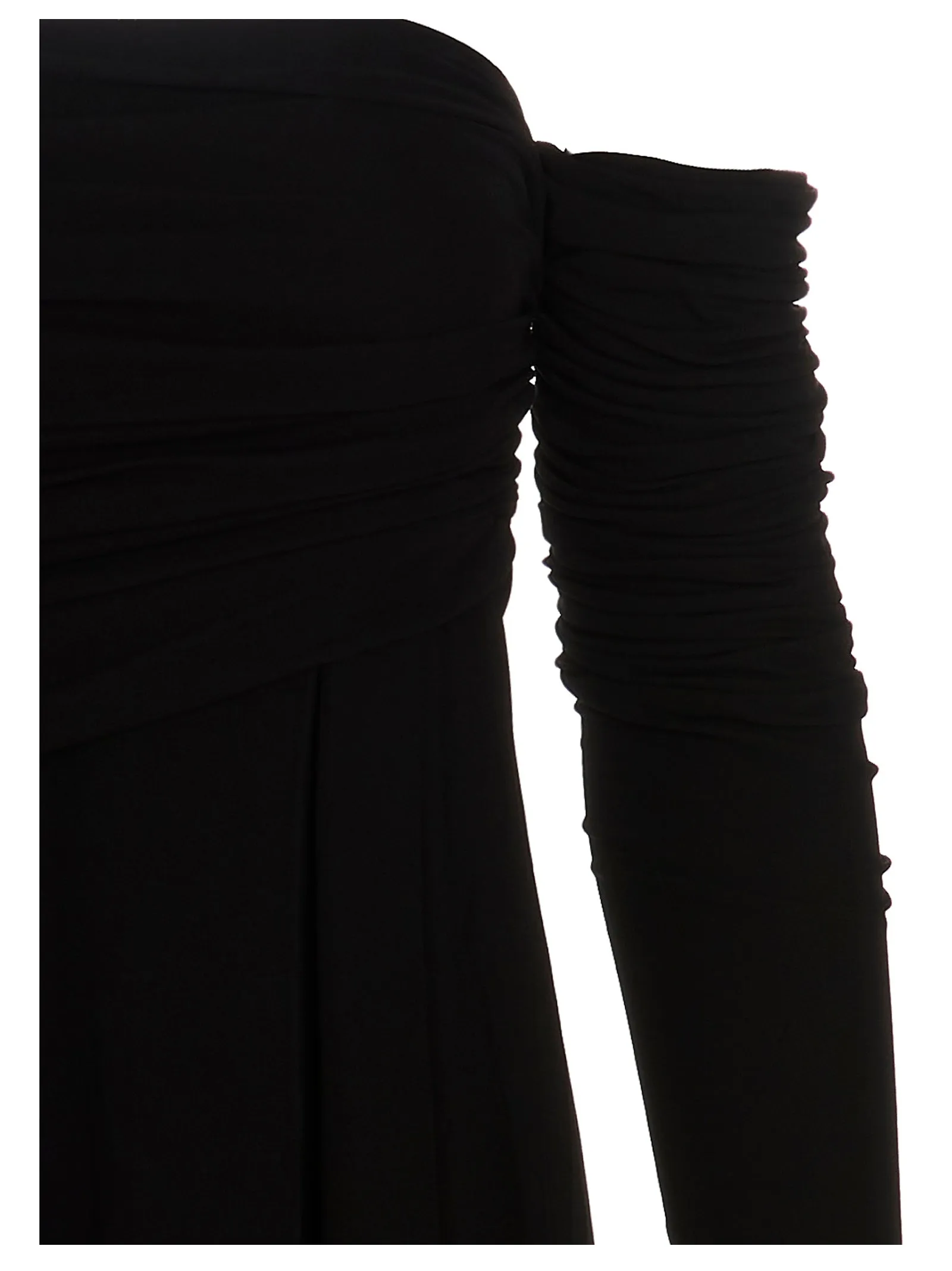 Khaite Nerissa Off-The-Shoulder Midi Dress