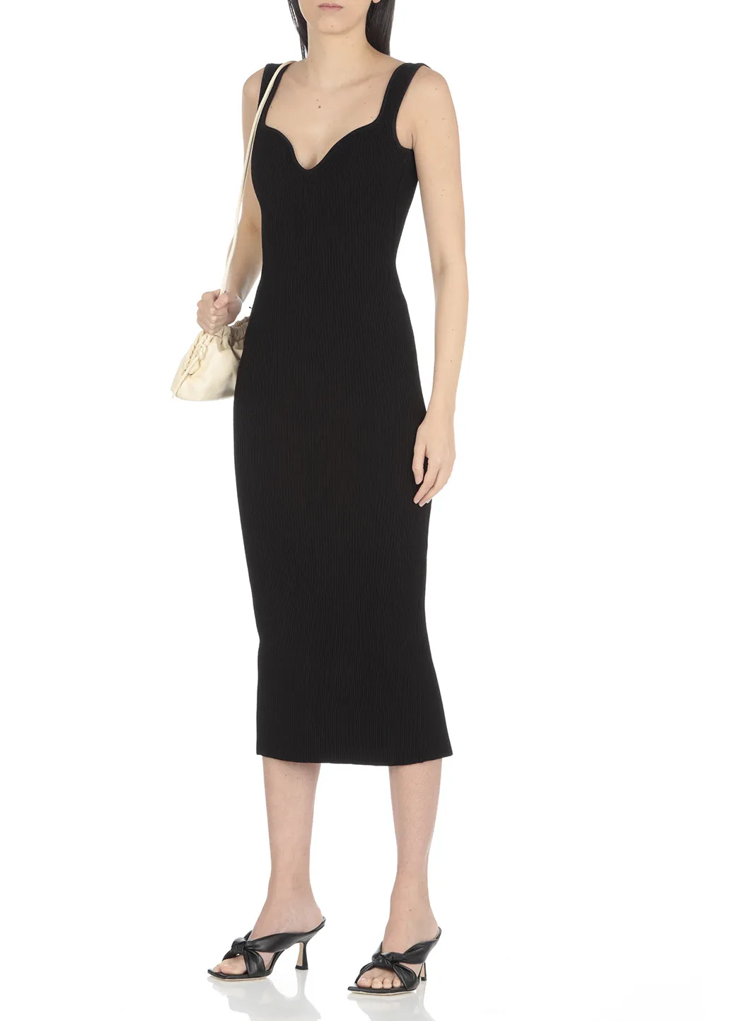 Khaite Nina Open-Back Midi Dress