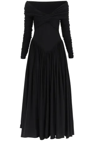 Khaite Ruched-Detail Maxi Dress