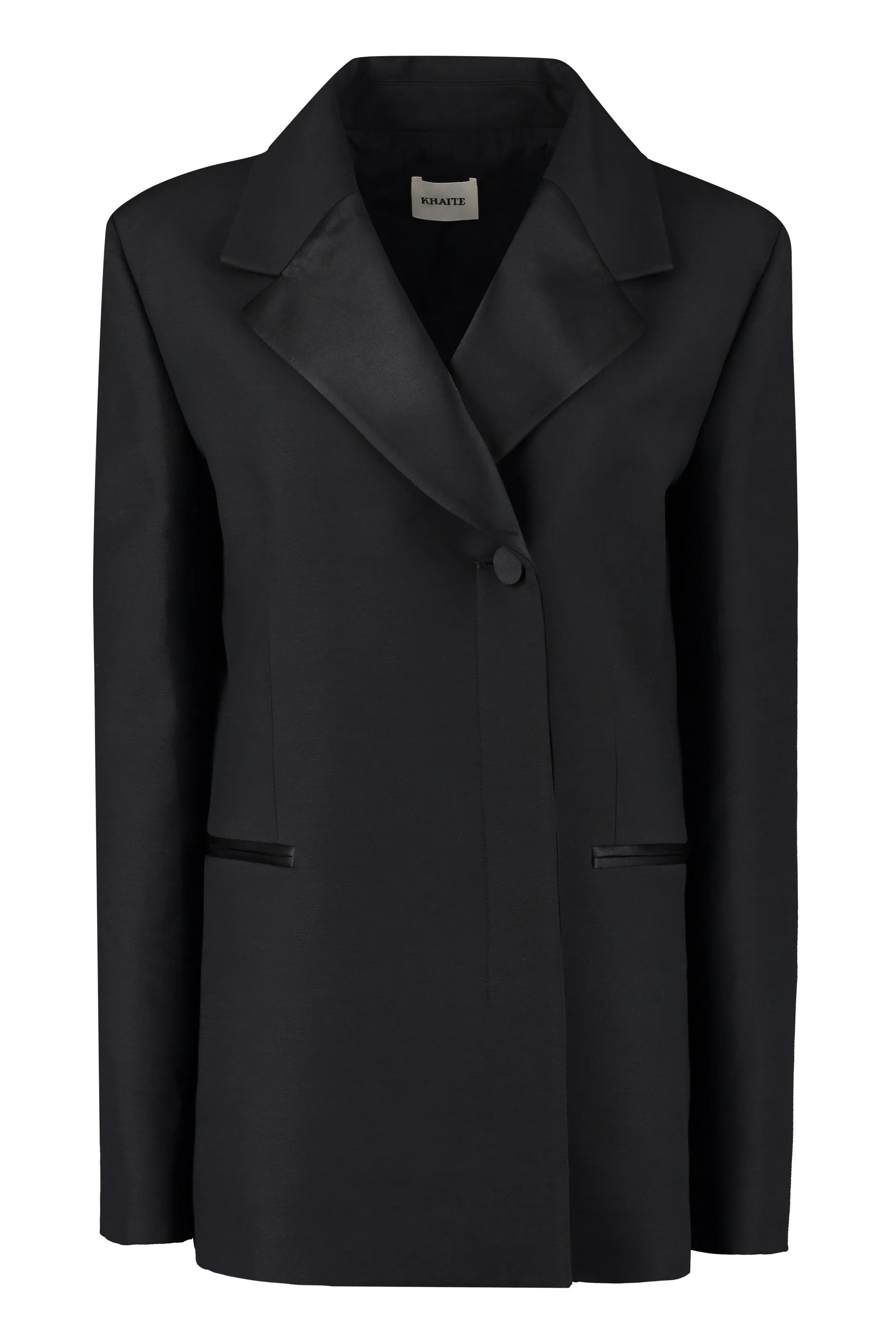 Khaite Single Breasted Long-Sleeved Jacket