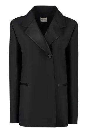 Khaite Single Breasted Long-Sleeved Jacket