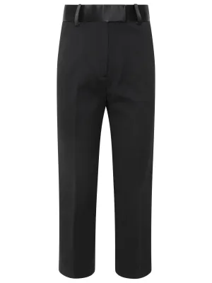 Khaite Straight Leg Cropped Pants