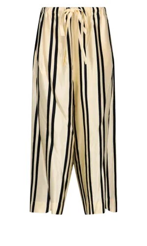 Khaite Striped Drawstring Pants