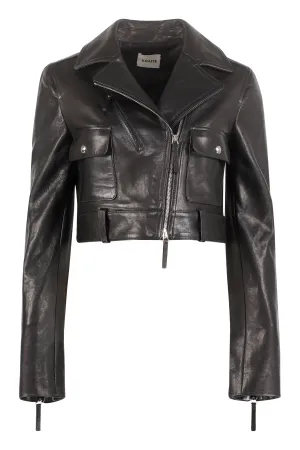 Khaite Zip-Up Long Sleeved Cropped Jacket