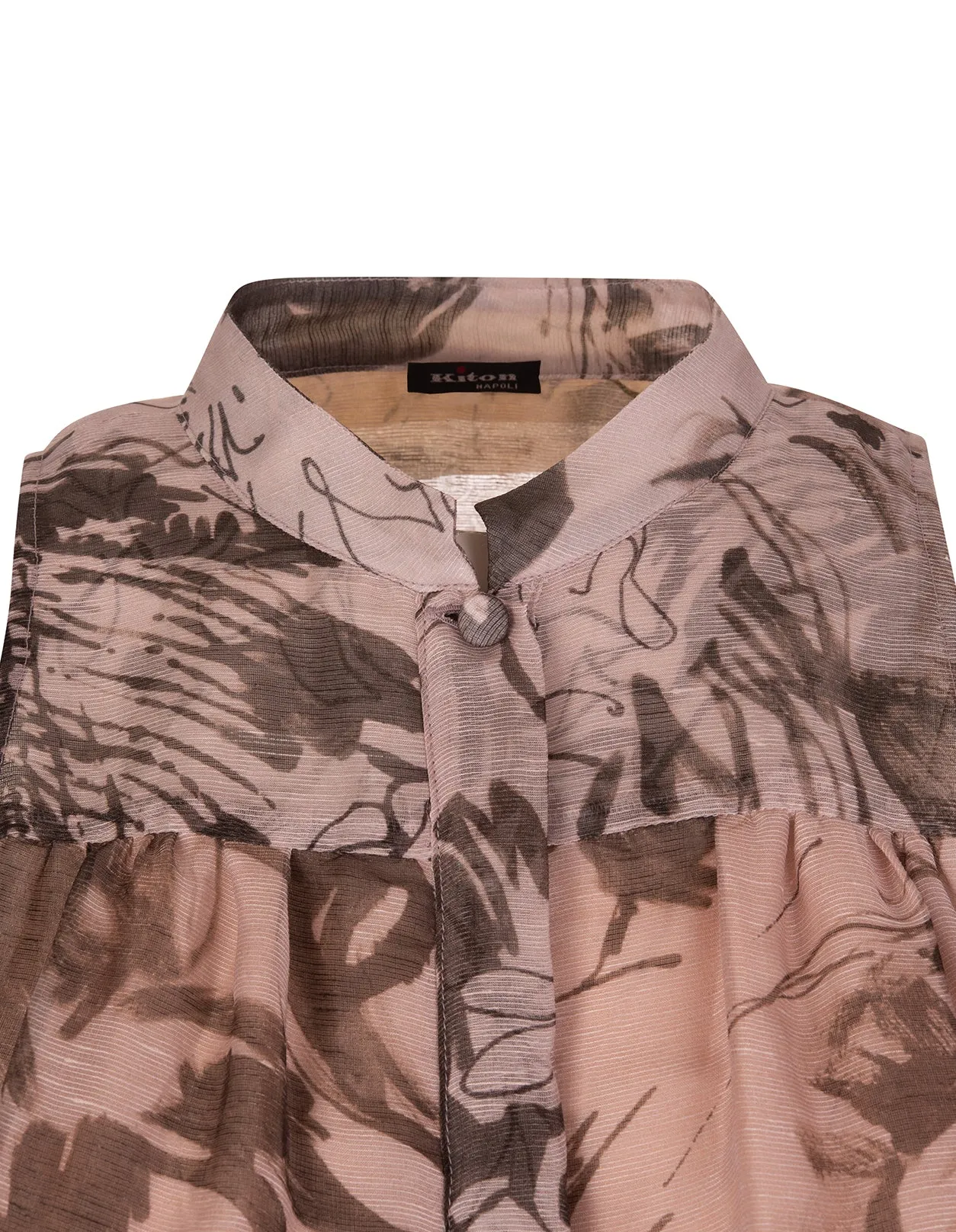Kiton Floral Pattern Sleeveless Maxi Dress