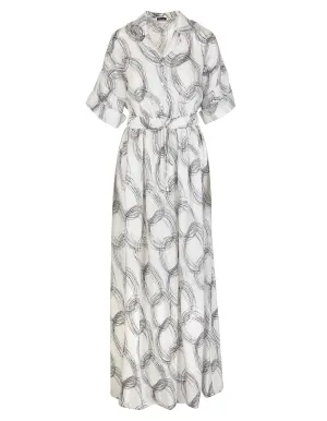 Kiton Tie Waisted Short-Sleeved Dress