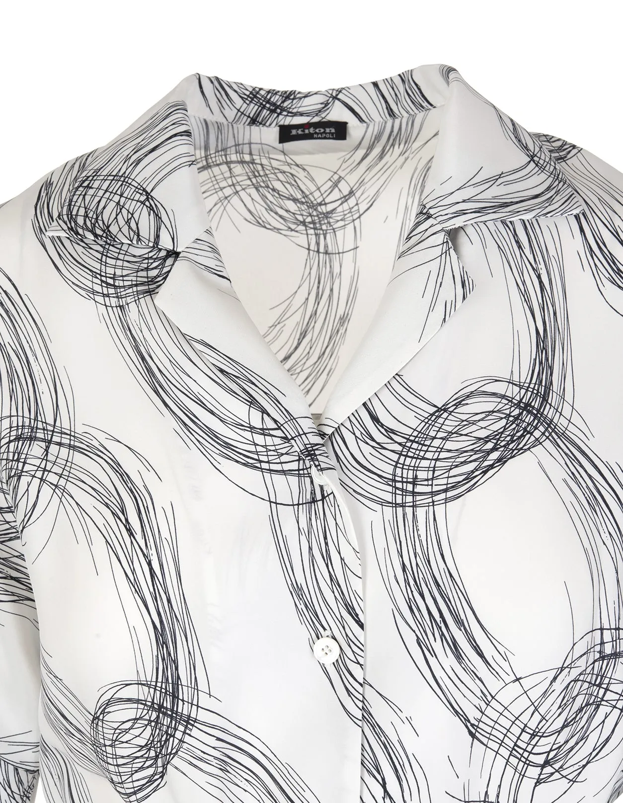 Kiton Tie Waisted Short-Sleeved Dress