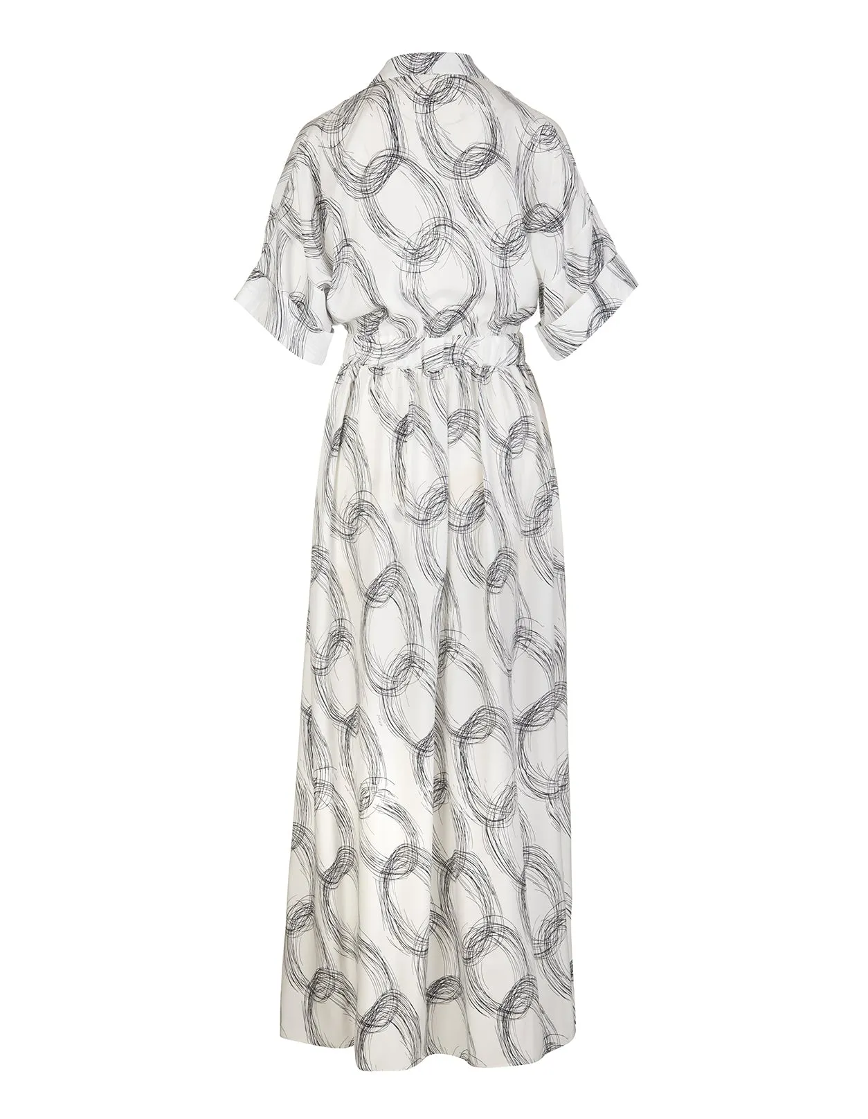 Kiton Tie Waisted Short-Sleeved Dress