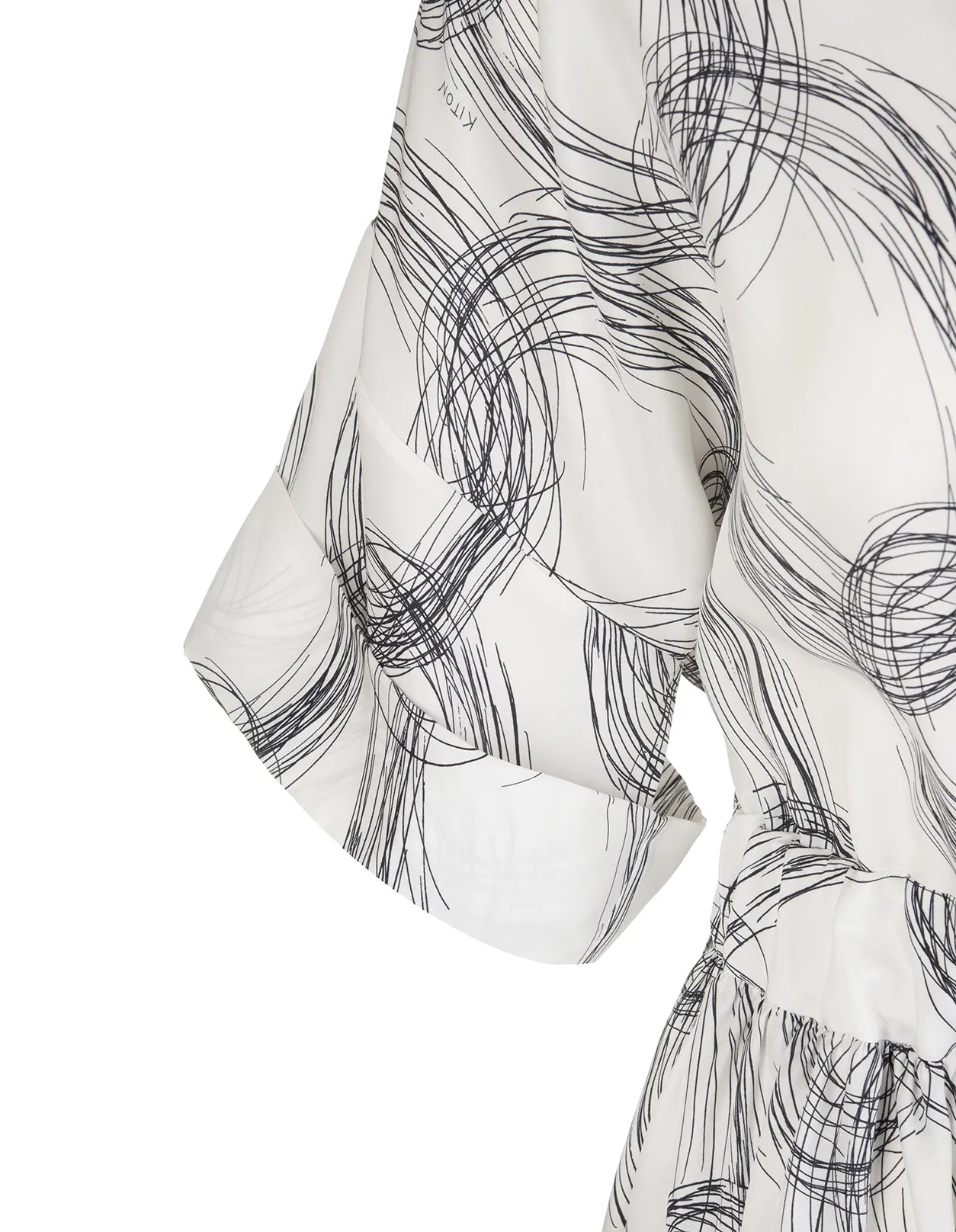 Kiton Tie Waisted Short-Sleeved Dress