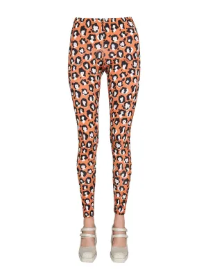 La Doublej Lady Leopard Printed Leggings