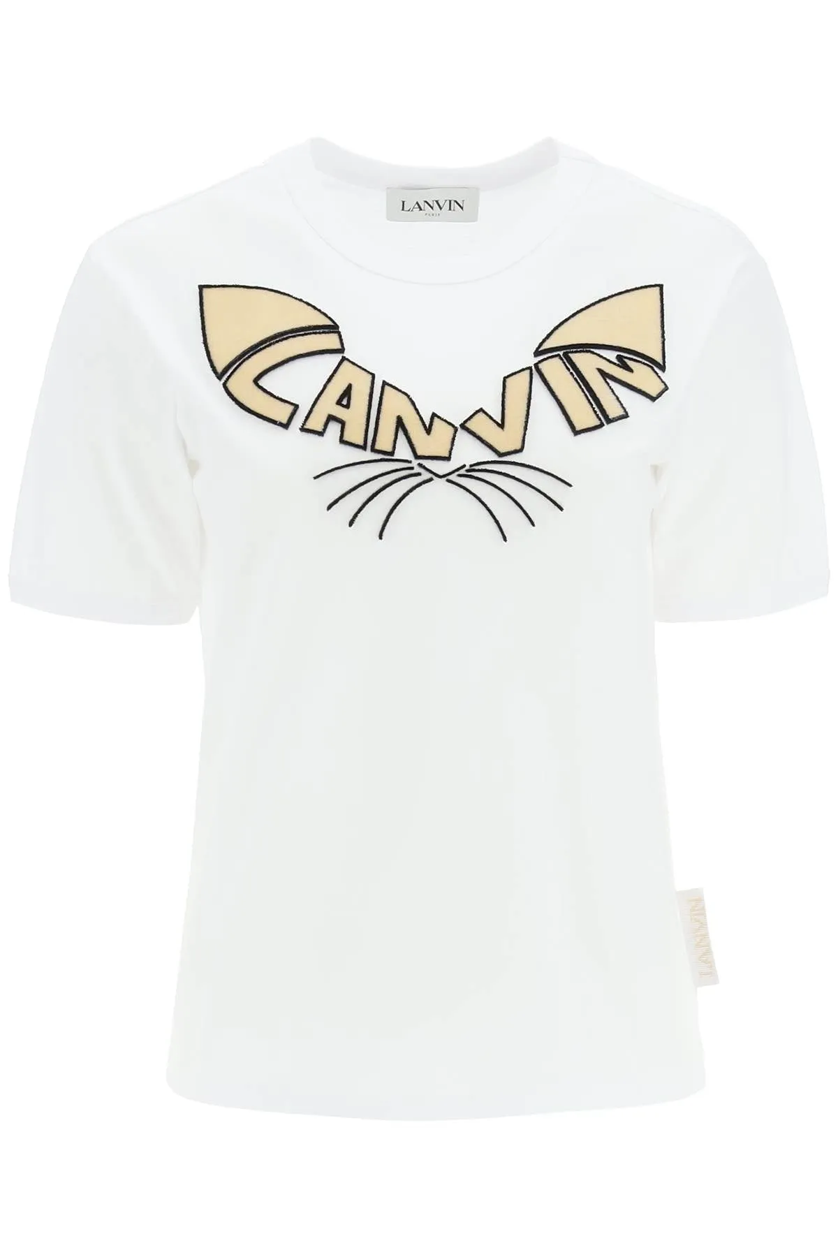 Lanvin Logo Patch Crewneck T-Shirt