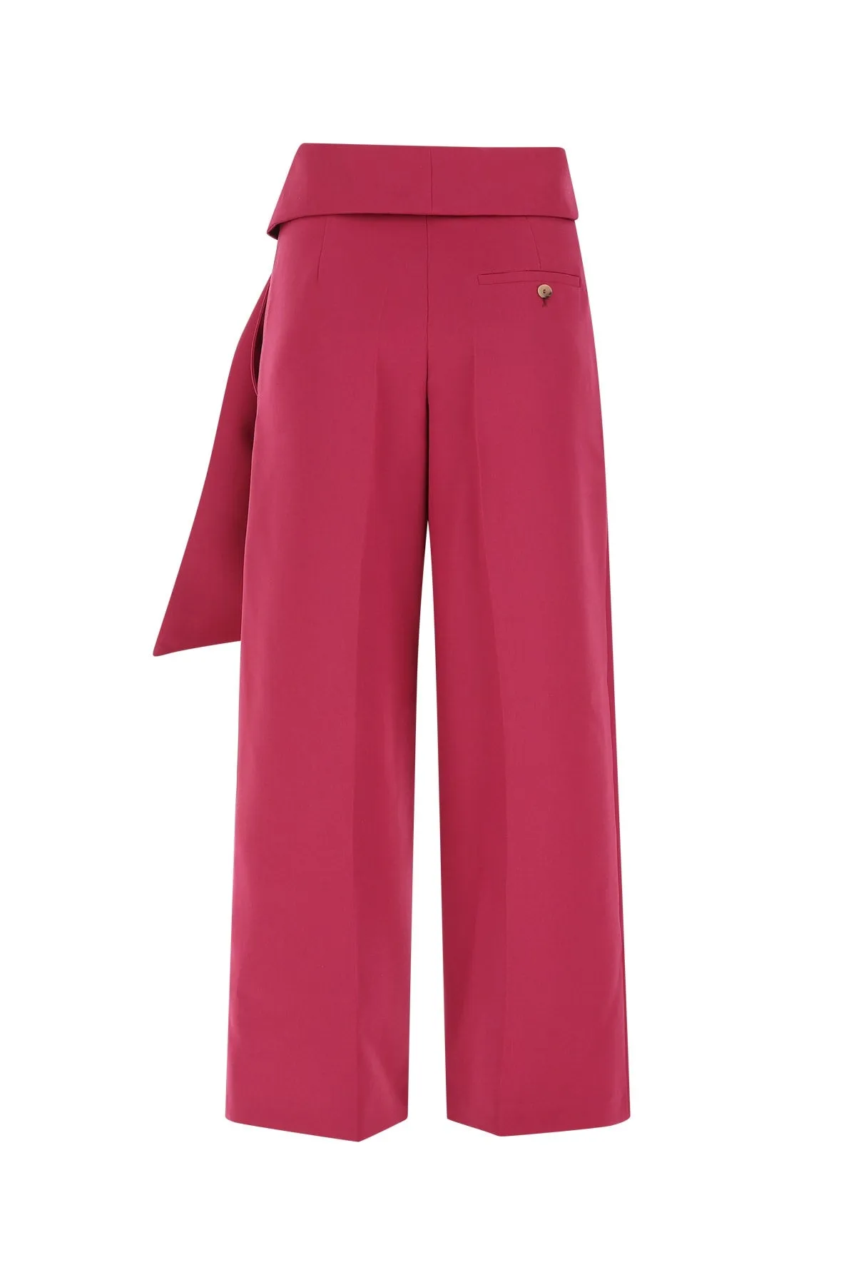 Lanvin Tie-Waist Palazzo Pants