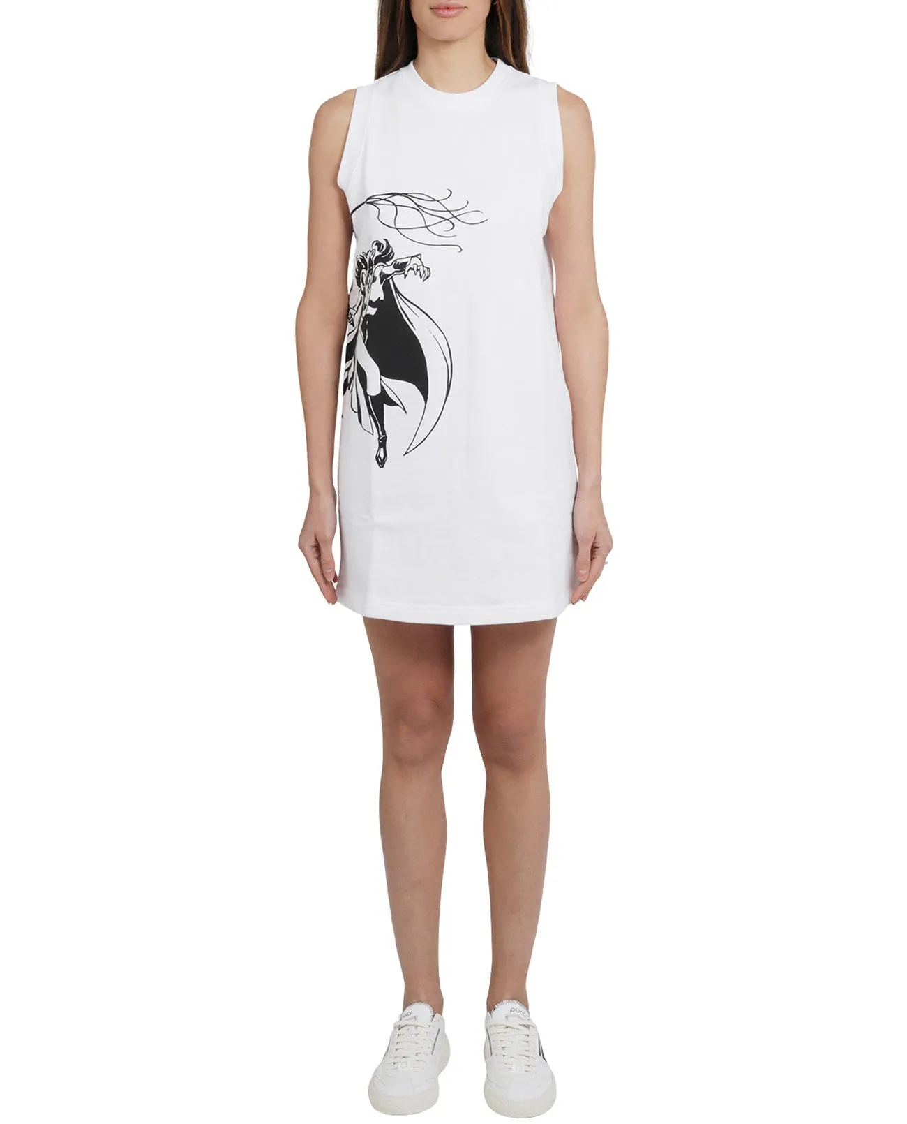 Lanvin X DC Comics Catwoman Sleeveless Dress