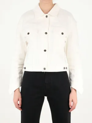 Loewe Button-Up Twisted Denim Jacket