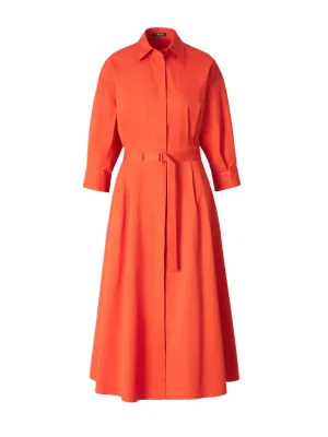 Loro Piana Buttoned Flared Midi Dress