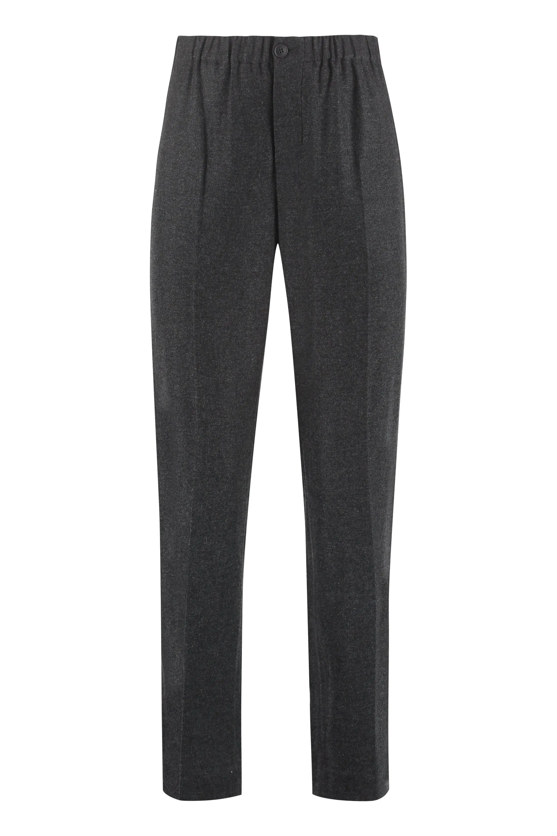 Loro Piana Elastic Waist Straight Leg Trousers