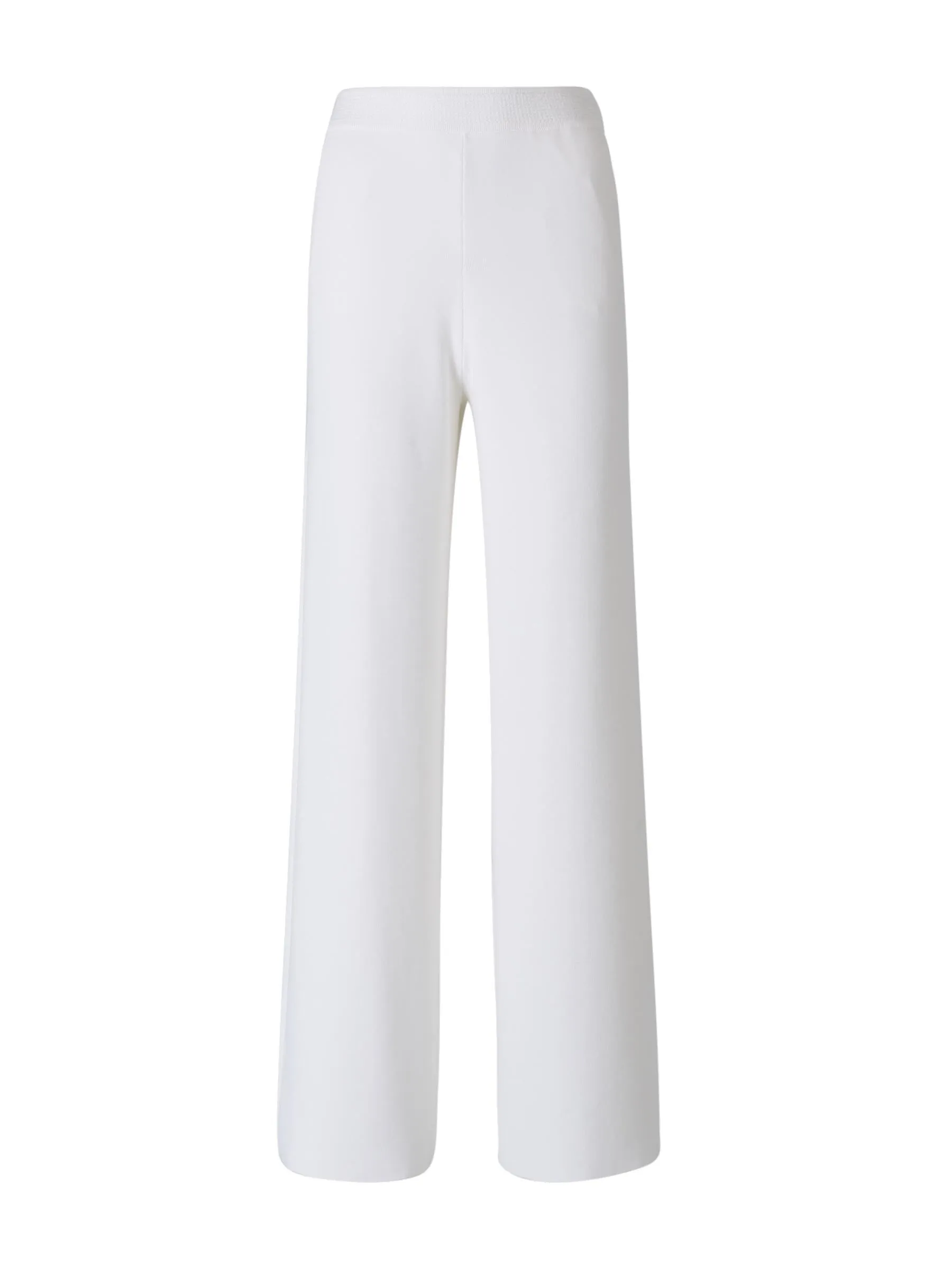 Loro Piana Elastic Waist Wide Leg Trousers