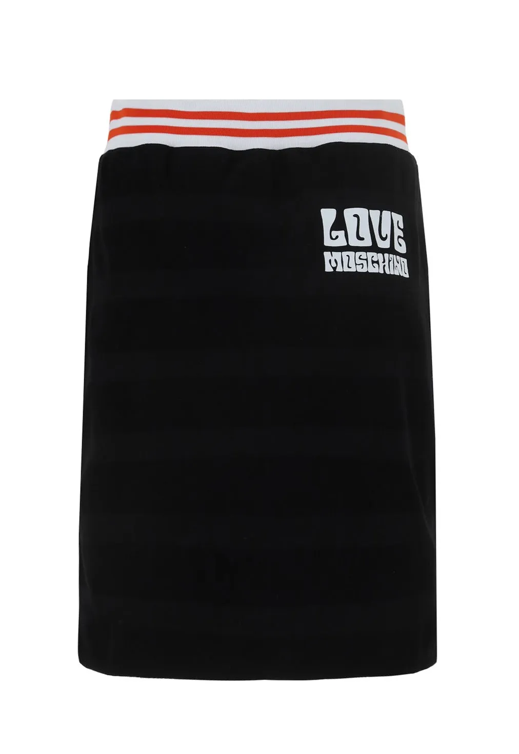 Love Moschino Back Logo Printed Skirt