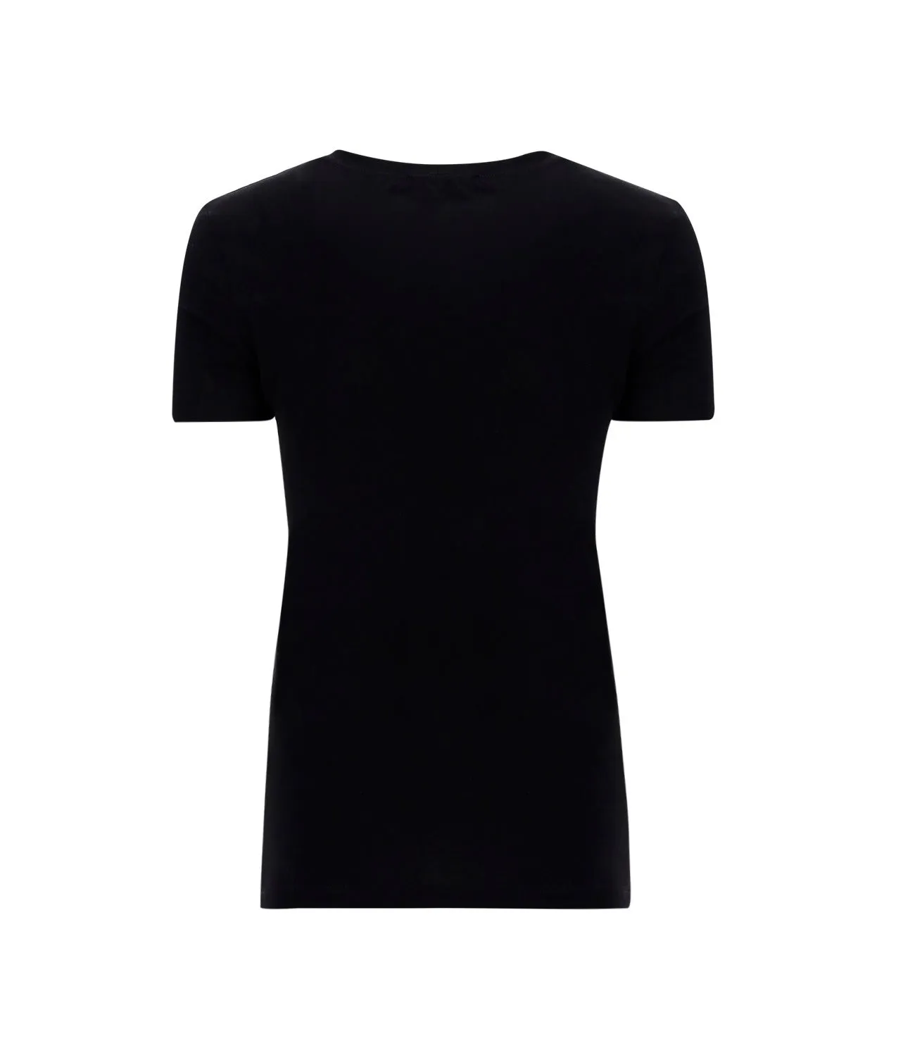 Love Moschino Glitter Logo Printed Crewneck T-Shirt