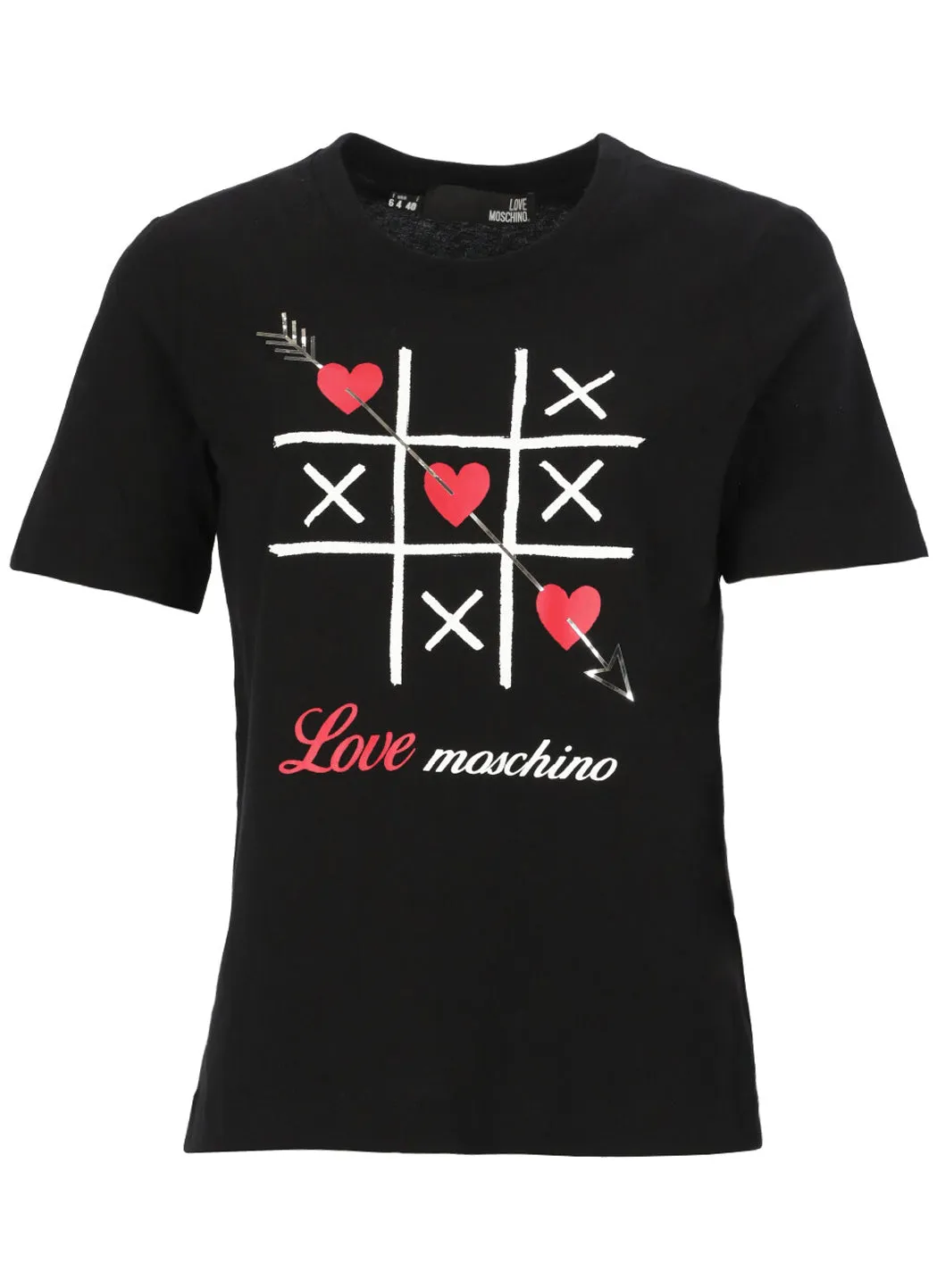 Love Moschino Logo Printed Crewneck T-Shirt