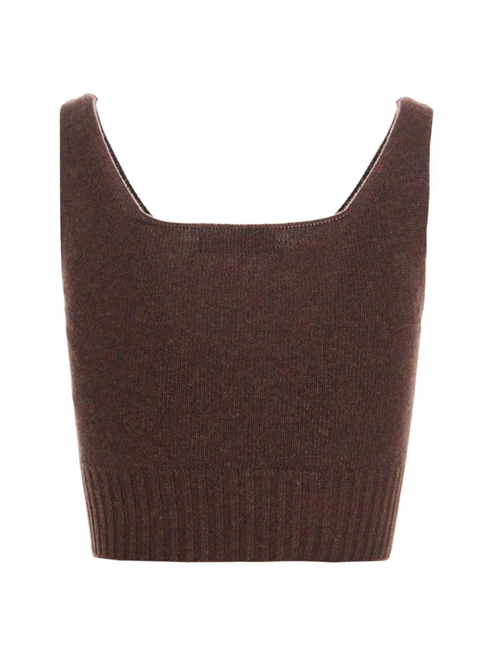 Low Classic Ribbed Cropped Tank Top