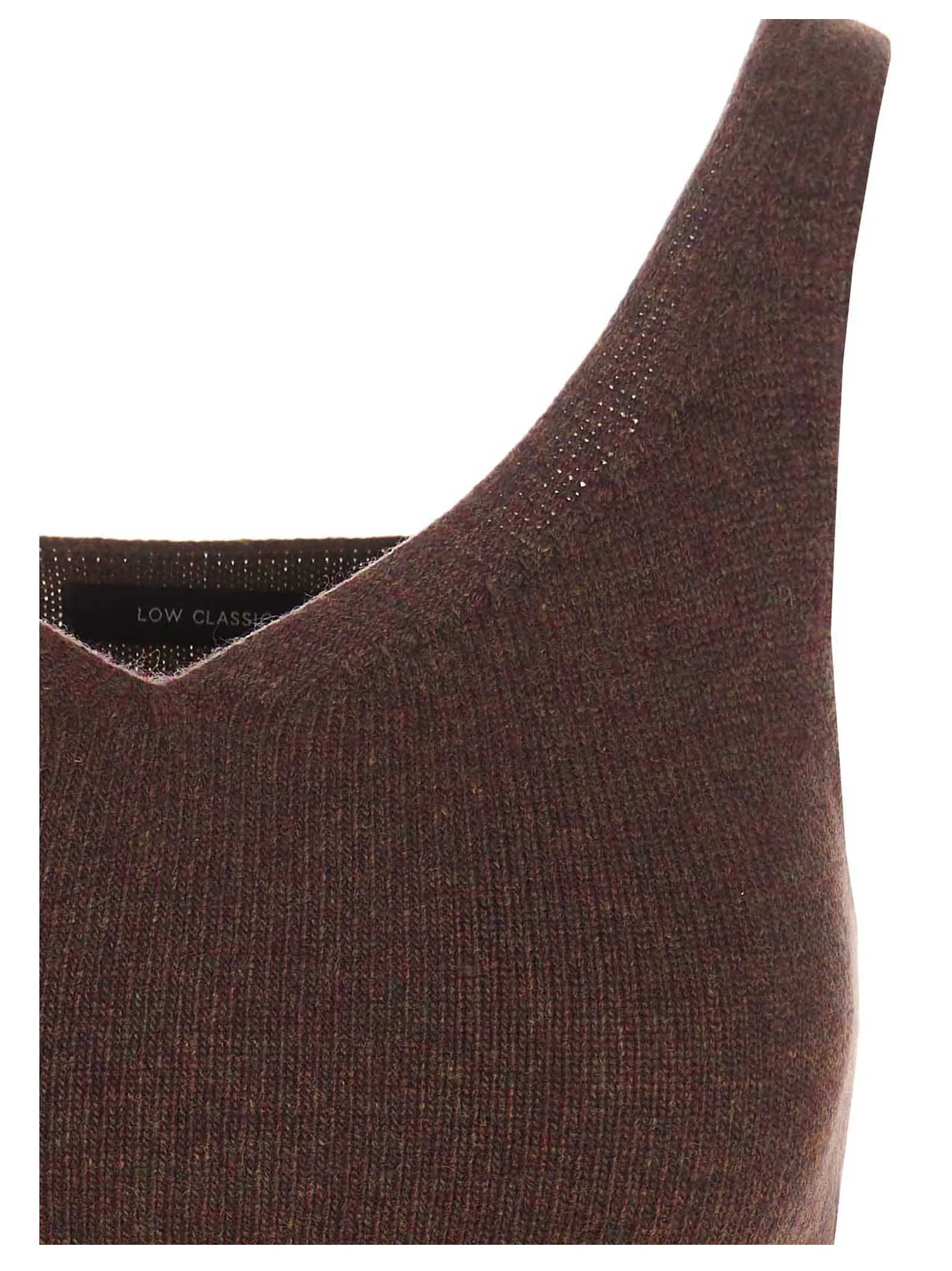 Low Classic Ribbed Cropped Tank Top