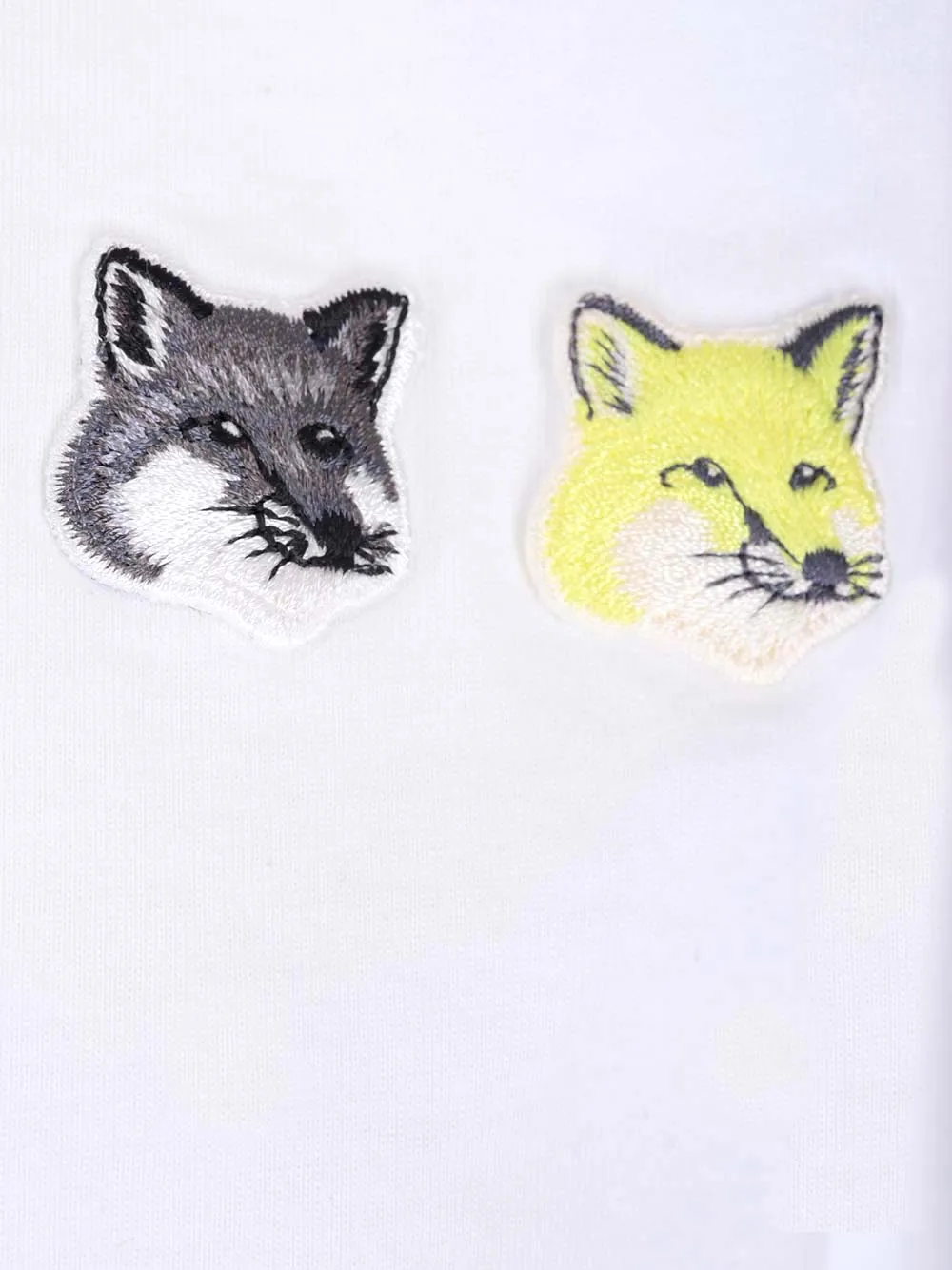 Maison Kitsun Double Fox Head Patch Classic T-Shirt