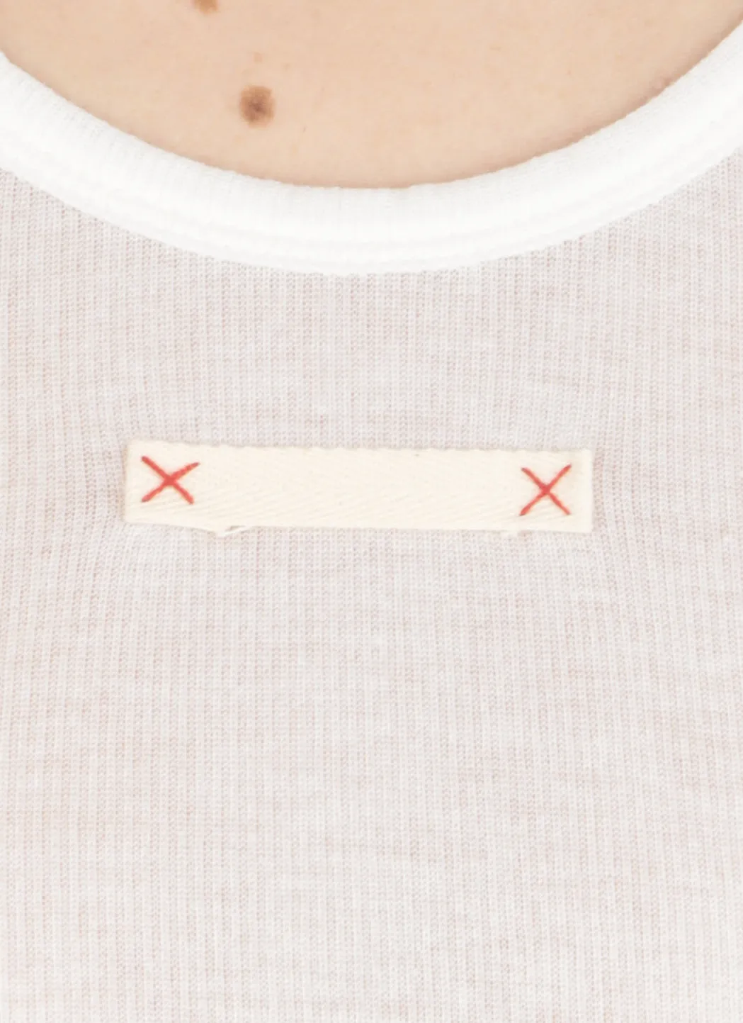 Maison Margiela Patch Detailed Tank Top