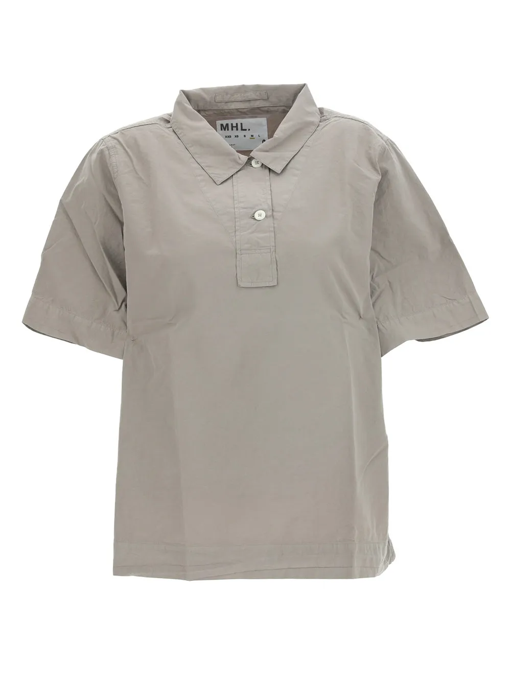 Margaret Howell Buttoned Short-Sleeved Polo Top