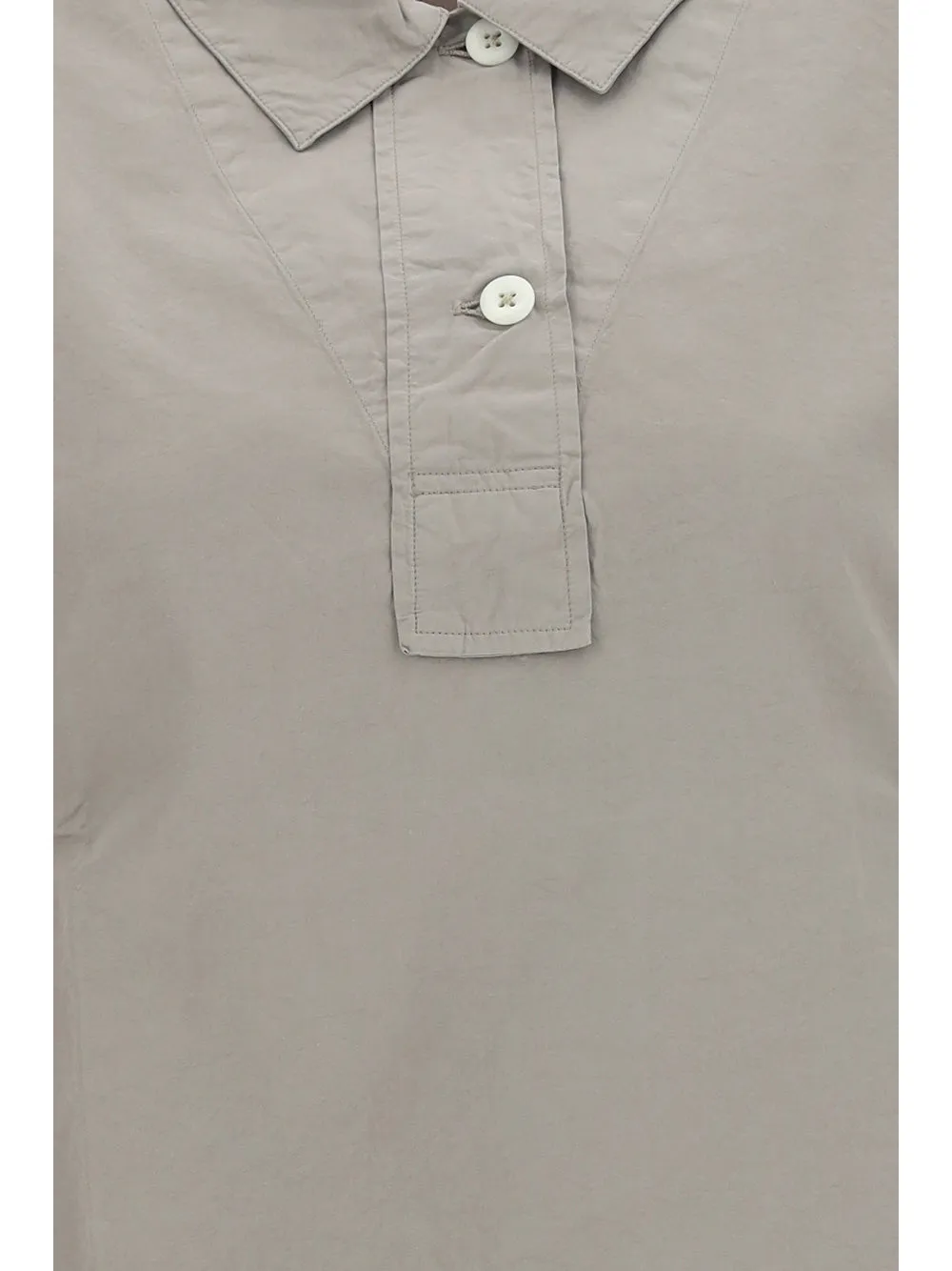 Margaret Howell Buttoned Short-Sleeved Polo Top