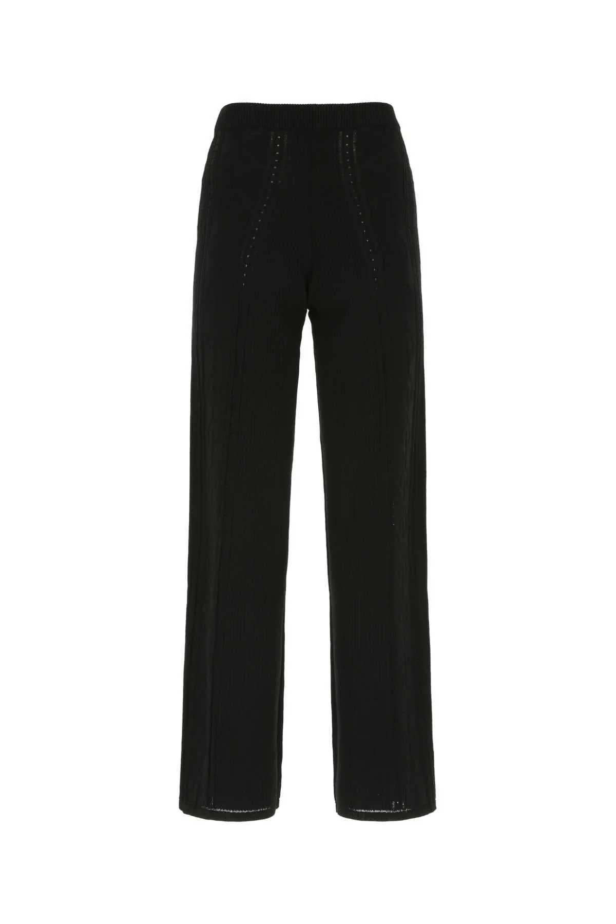 Marine Serre Crescent Moon Patterned High Waist Trousers
