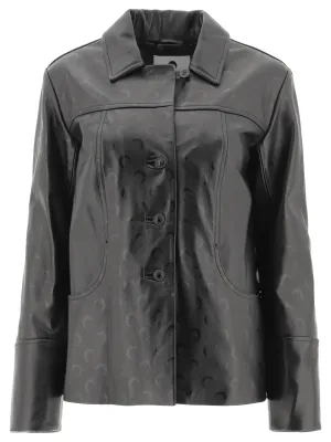 Marine Serre Moon Leather Jacket