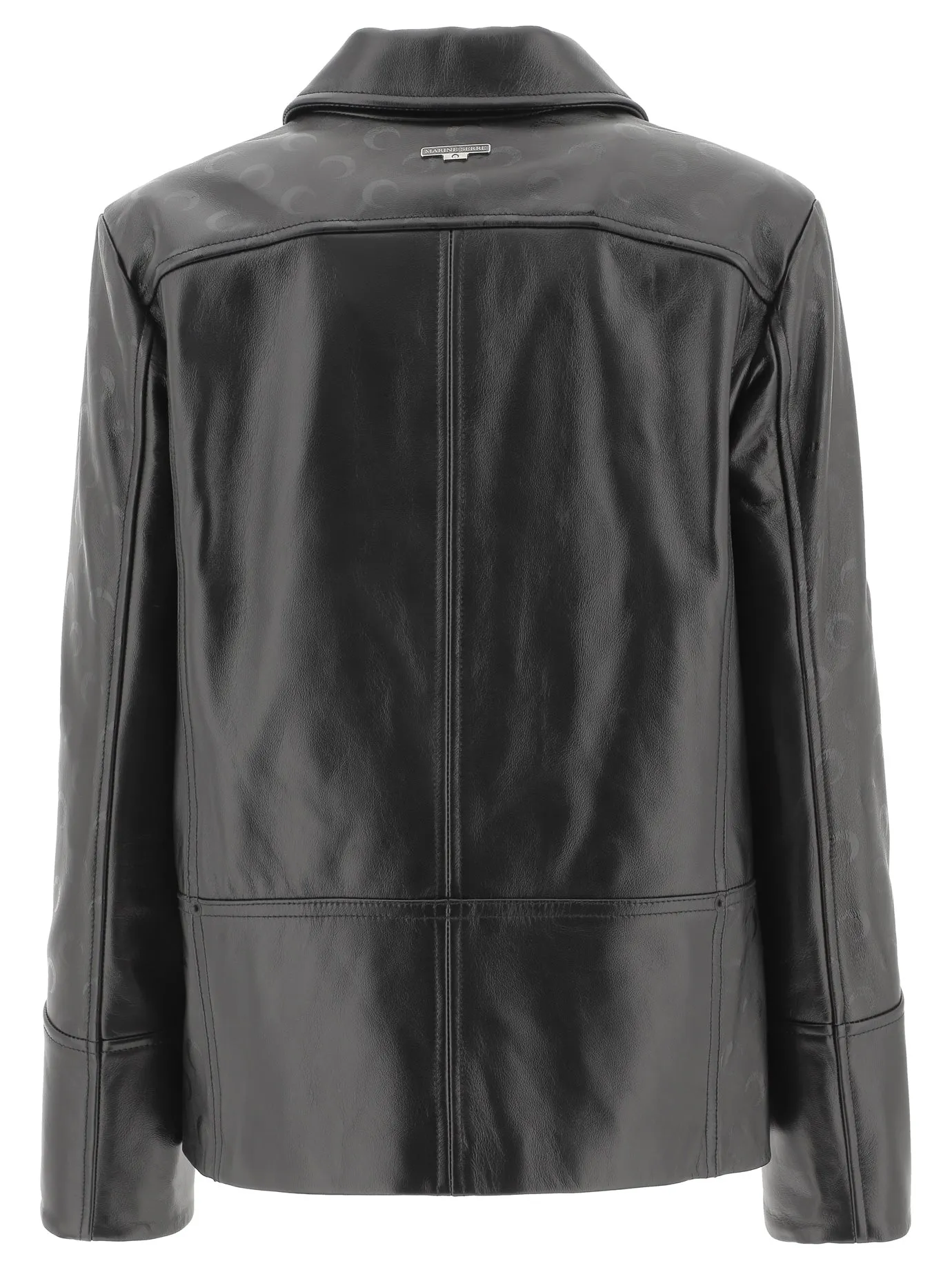 Marine Serre Moon Leather Jacket