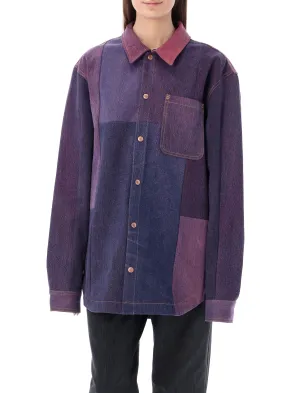 Marine Serre Tie Dyed Buttoned Jacket