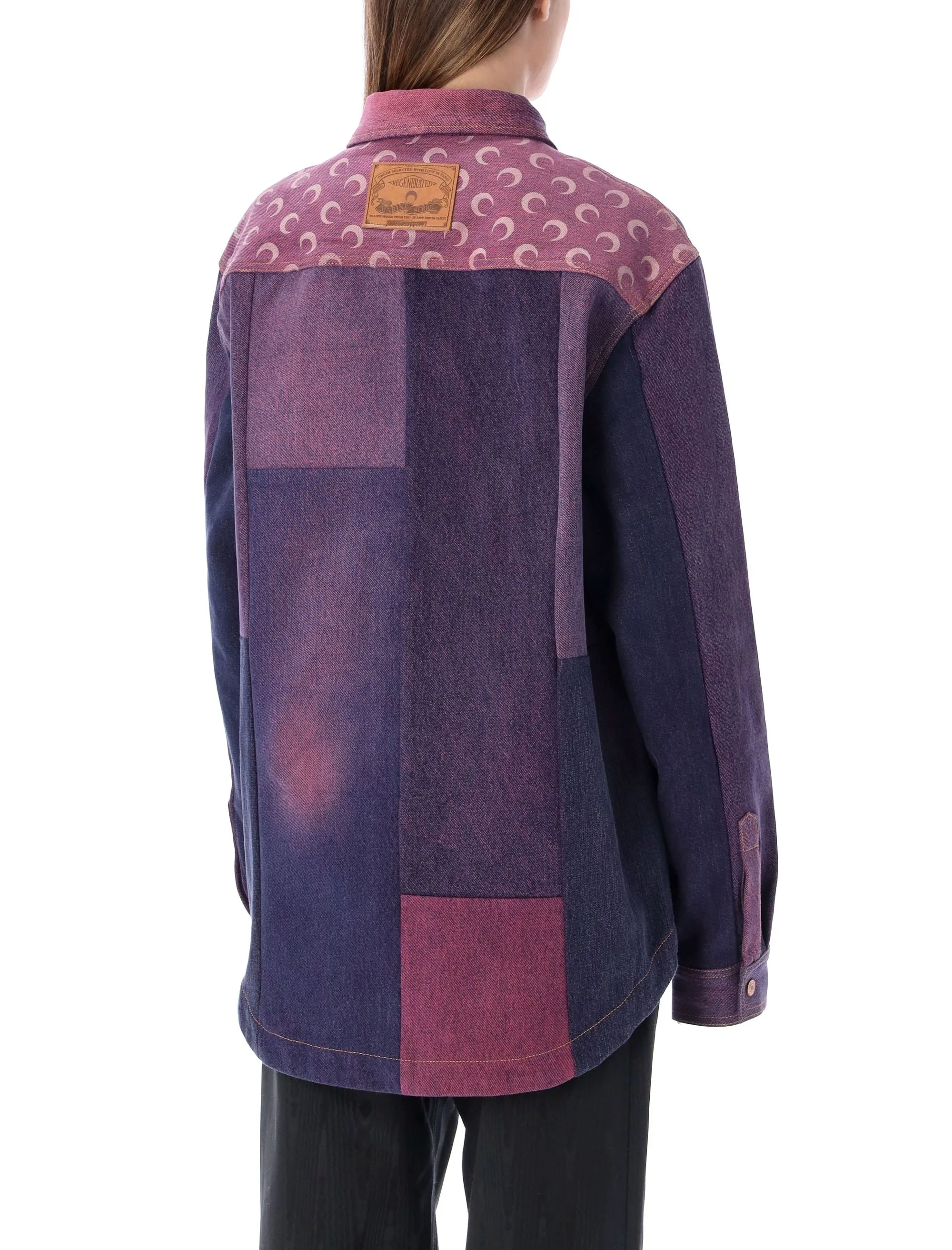 Marine Serre Tie Dyed Buttoned Jacket