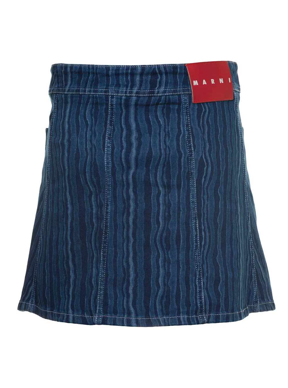 Marni A-Line Buttoned Mini Skirt