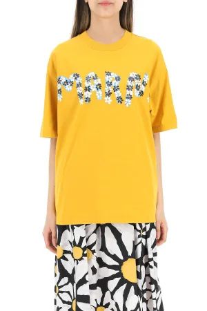 Marni Logo Printed Crewneck T-Shirt
