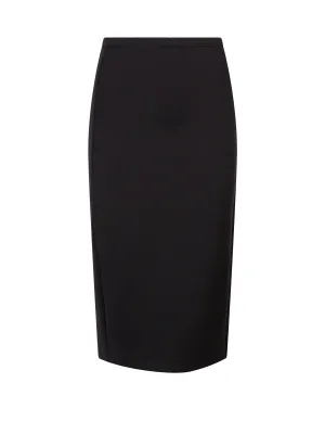 Max Mara Classic Back Slit Midi Skirt