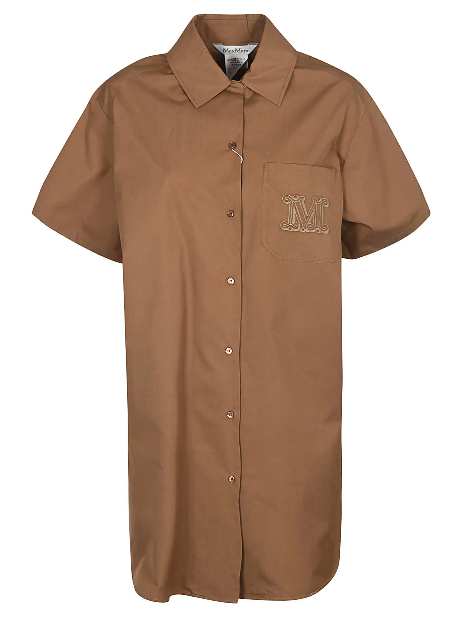 Max Mara Short-Sleeved Shirt Dress