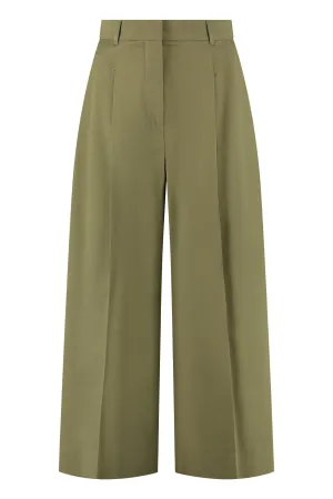 Max Mara Studio High Rise Wide Leg Trousers