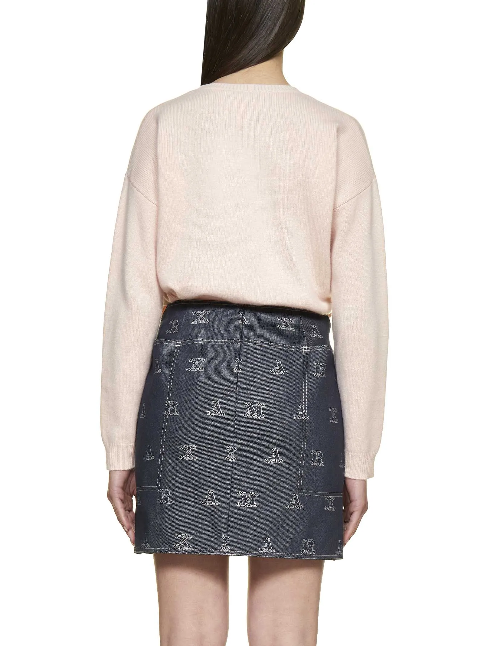 Max Mara Zarelia Jacquard Mini Skirt