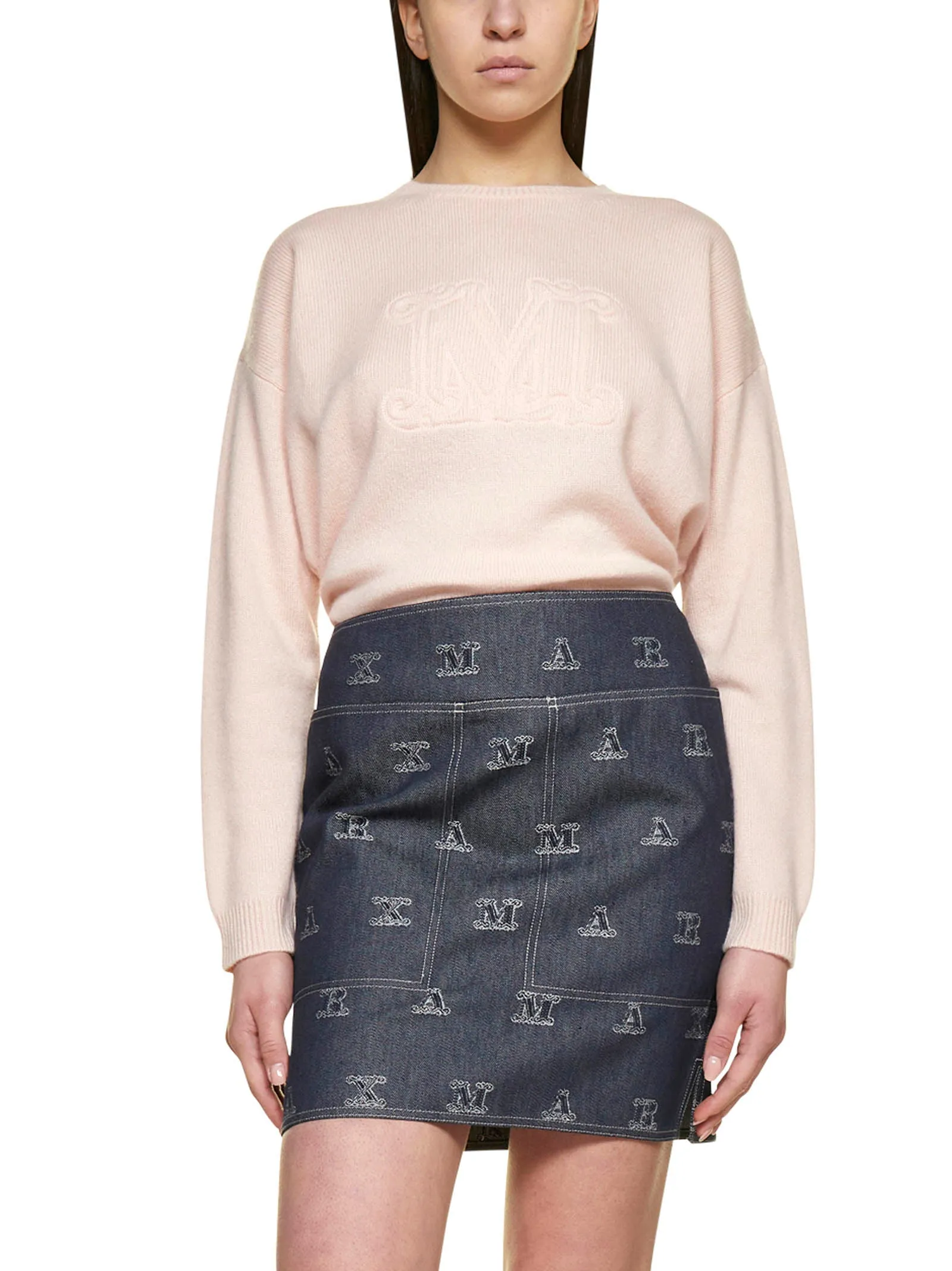 Max Mara Zarelia Jacquard Mini Skirt