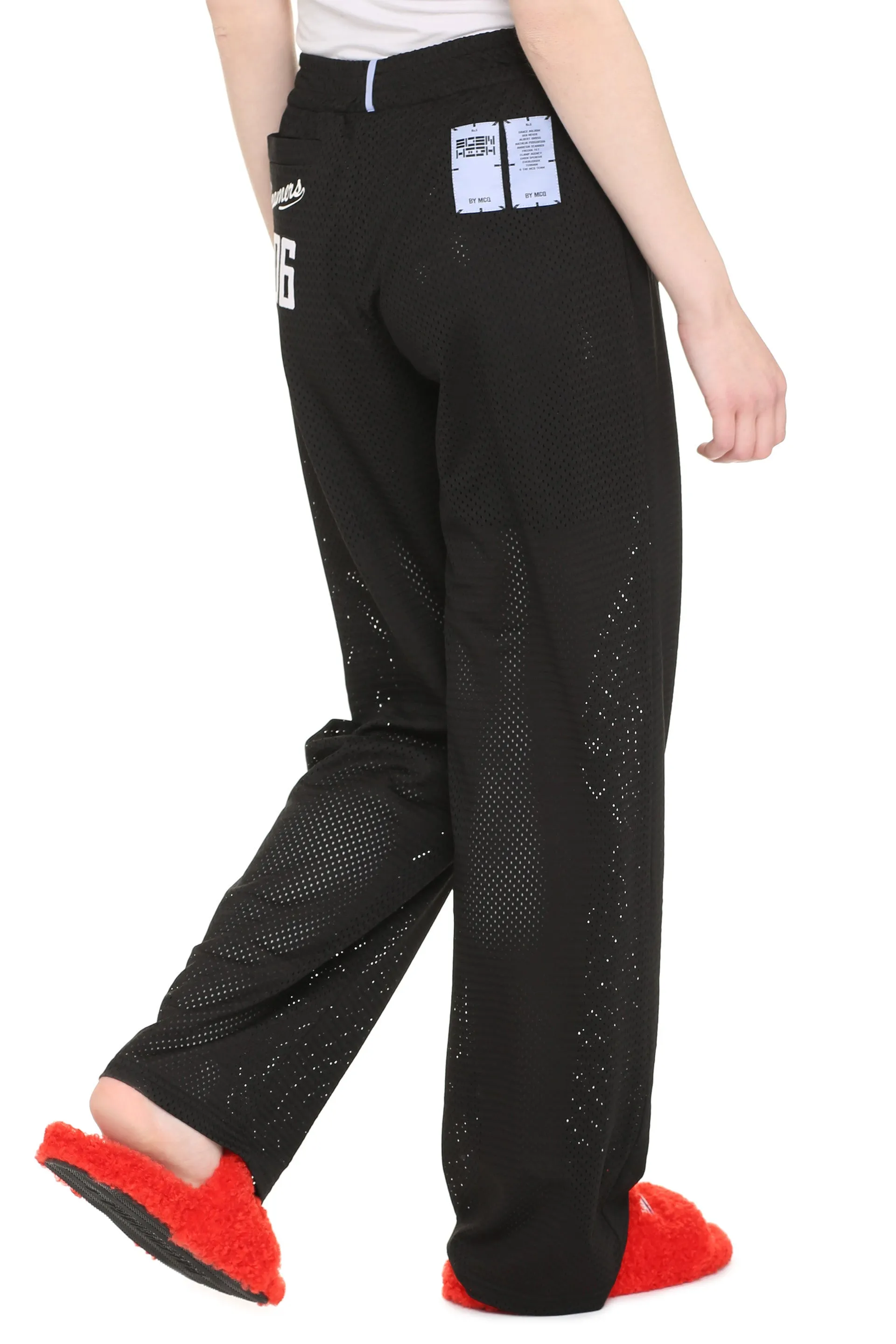 McQ Alexander McQueen Patch-Detail Wide Leg Pants
