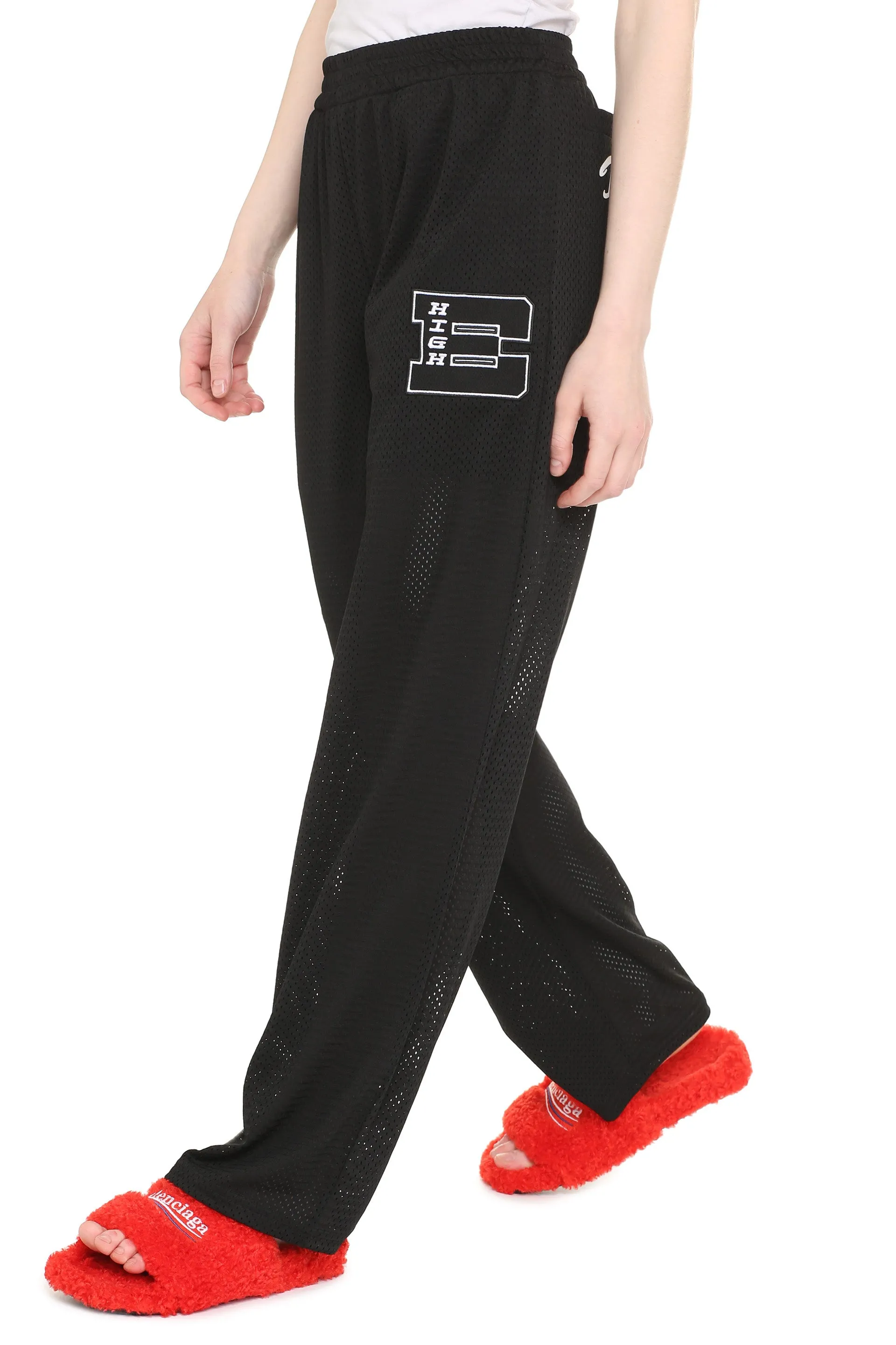 McQ Alexander McQueen Patch-Detail Wide Leg Pants