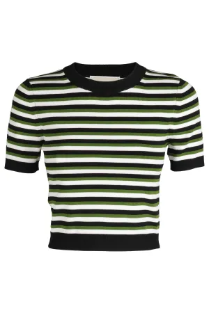Michael Michael Kors Horizontal Stripe Knitted Top