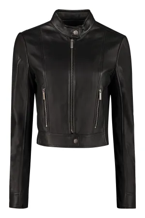 Michael Michael Kors Leather Biker Jacket