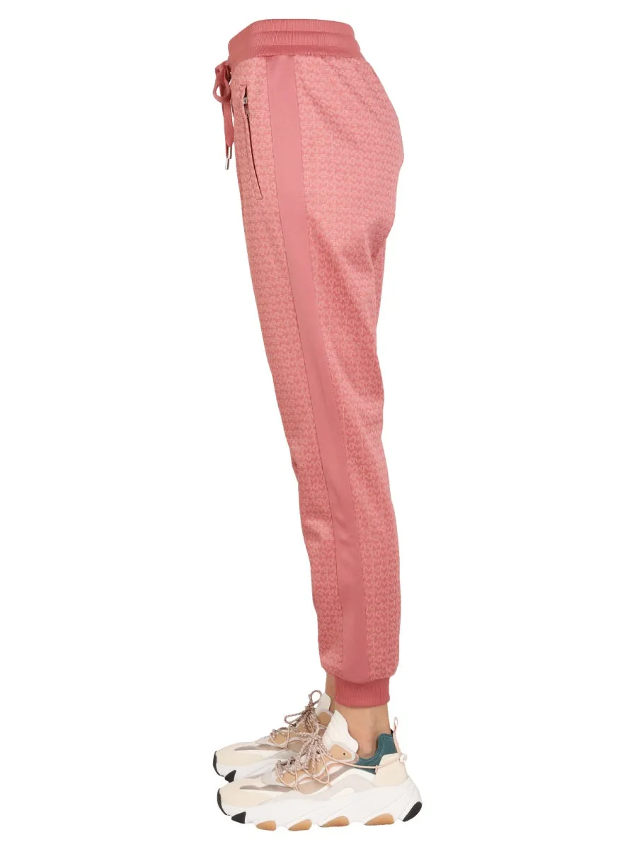 Michael Michael Kors Logo Jacquard Jogging Pants