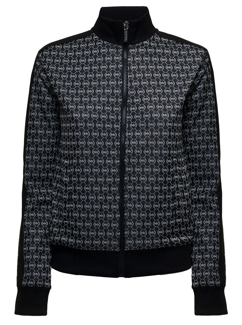Michael Michael Kors Logo Stretch Jacquard Track Jacket