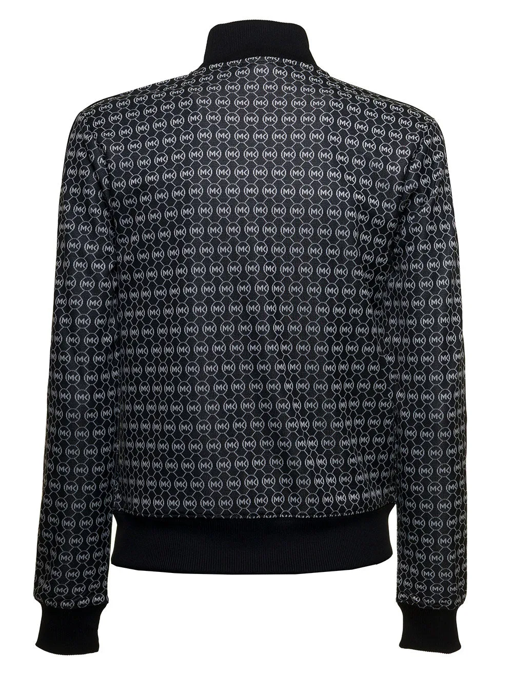 Michael Michael Kors Logo Stretch Jacquard Track Jacket
