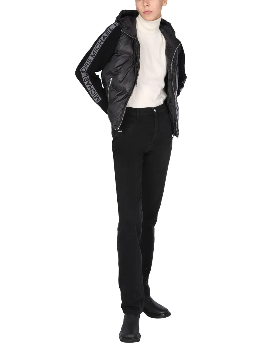 Michael Michael Kors Logo Tape Hooded Jacket